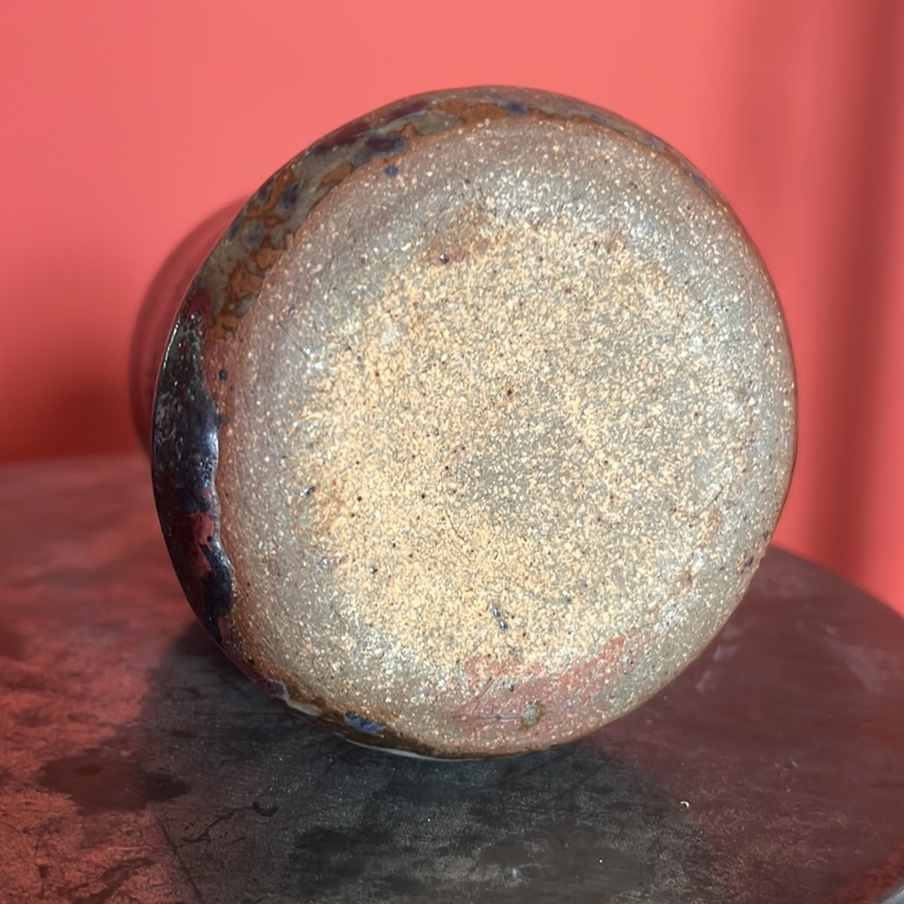 Handmade Colorful Stoneware Pottery Cup - Picture 6 of 6